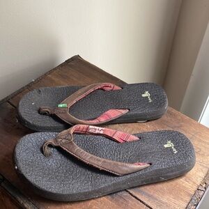 Sanuk flip flops
